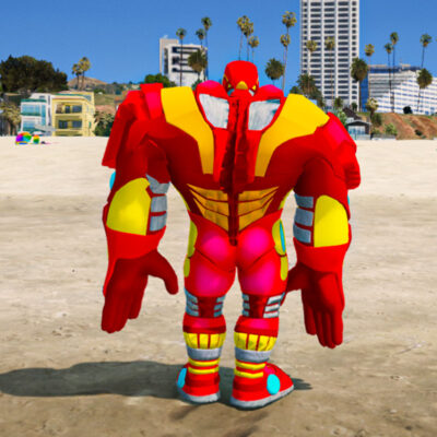 GTA 5 Mods Iron Man Muscle Addon Ped GTA 5 addon ped mod