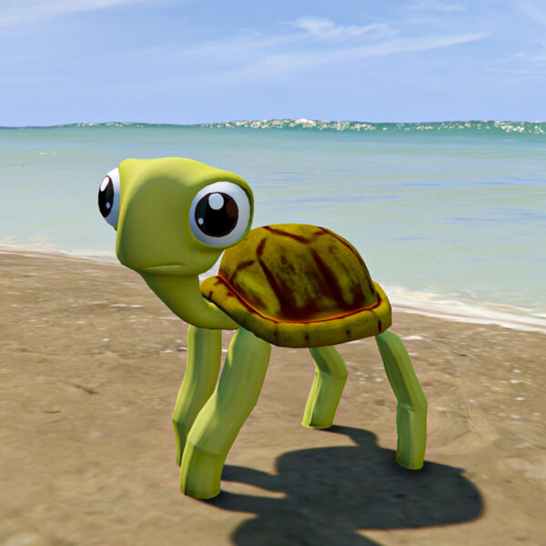GTA 5 Mods Turtle Addon Ped + Fivem GTA 5 addon ped mod