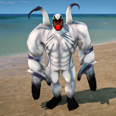 GTA 5 Mods Venom White Addon Ped GTA 5 addon ped mod