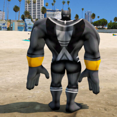 GTA 5 Mods Black Panther Muscle Addon Ped GTA 5 addon ped mod