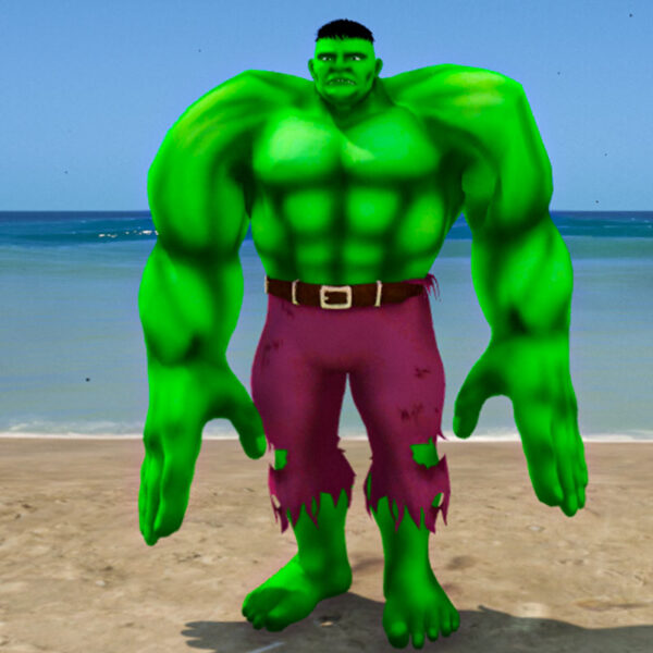 GTA 5 Mods Hulk Muscle Addon Ped GTA 5 addon ped mod