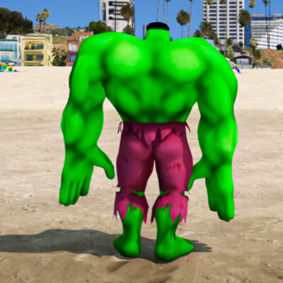 GTA 5 Mods Hulk Muscle Addon Ped GTA 5 addon ped mod
