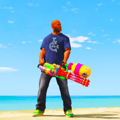 GTA 5 Mods Holi Gatling Gun Addon Weapon GTA 5 addon ped mod
