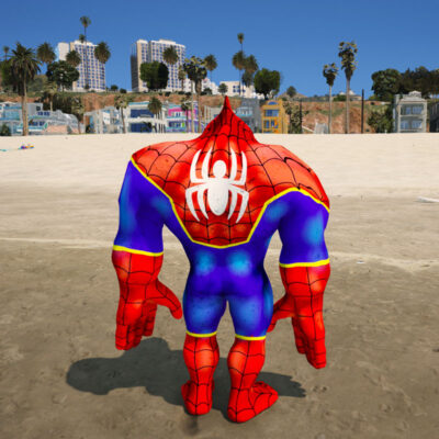 GTA 5 GTA 5 Mods Spider Man Shark Muscle Addon Ped Addon Ped inspired by GTA 5 Action Addon Ped | G5mods GTA 5 Mods Spider Man Shark Muscle Addon Ped GTA 5 addon ped mod