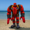 GTA 5 Mods Deadpool Muscle Addon Ped GTA 5 addon ped mod