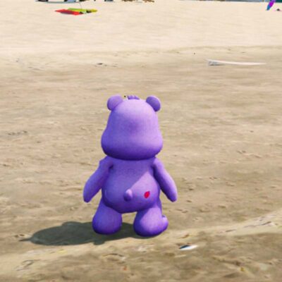 GTA 5 Mods Harmony Bear In Care Bears Music Band Addon Ped GTA 5 addon ped mod