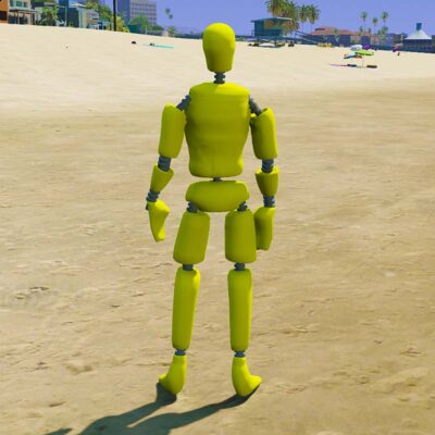 GTA 5 Mods Crash Test Dummy Addon Ped (FiveM Ready) GTA 5 addon ped mod