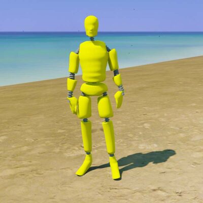 GTA 5 Mods Crash Test Dummy Addon Ped (FiveM Ready) GTA 5 addon ped mod