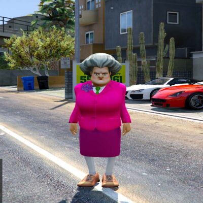 GTA 5 Mods Scary Teacher Addon Ped GTA 5 addon ped mod