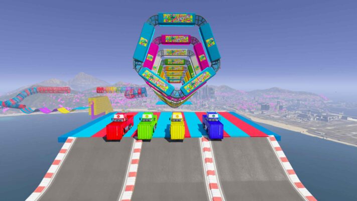 GTA 5 Mods MEGA Ramp OF Spider World with all peds GTA 5 addon ped mod