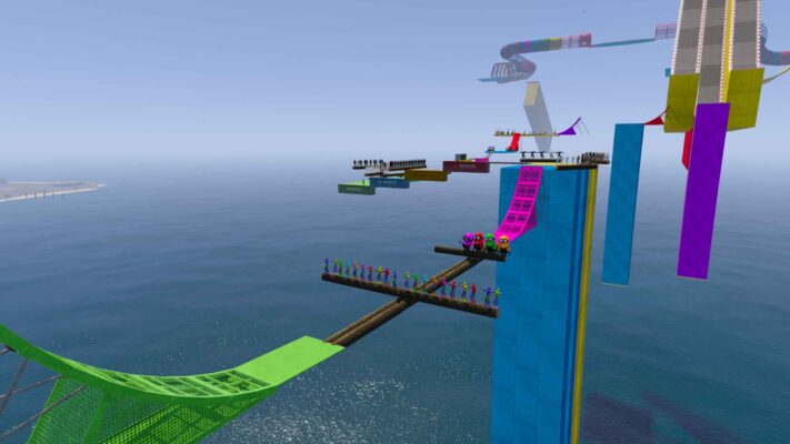 GTA 5 Mods MEGA Ramp OF Spider World with all peds GTA 5 addon ped mod
