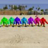 GTA 5 Mods ColorFull flash Gorilla Addon ped GTA 5 addon ped mod
