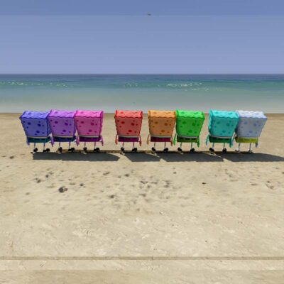 GTA 5 Mods Color Full BOB ESPONJA Addon ped GTA 5 addon ped mod