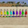 GTA 5 Mods Color Full SQUID Doll Addon ped GTA 5 addon ped mod