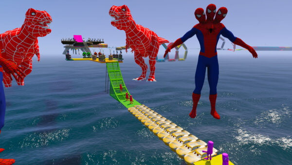GTA 5 Mods MEGA Ramp Car OF Spider World With All Peds And Prop GTA 5 addon ped mod