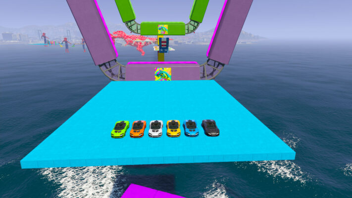 GTA 5 Mods MEGA Ramp Car OF Spider World With All Peds And Prop GTA 5 addon ped mod