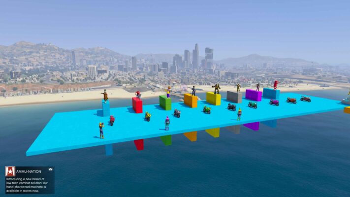 GTA 5 Mods MEGA Ramp OF Spider World with all peds GTA 5 addon ped mod
