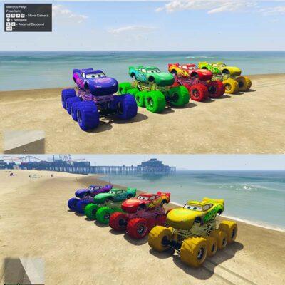 GTA 5 Mods Big McQueen Addon Vehicle GTA 5 addon ped mod