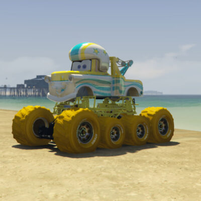GTA 5 GTA 5 Mods Big Tow Mater Yellow Addon Vehicle Addon Ped inspired by Addon Vehicle GTA V | G5mods GTA 5 Mods Big Tow Mater Yellow Addon Vehicle GTA 5 addon ped mod