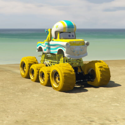 GTA 5 GTA 5 Mods Big Tow Mater Yellow Addon Vehicle Addon Ped inspired by Addon Vehicle GTA V | G5mods GTA 5 Mods Big Tow Mater Yellow Addon Vehicle GTA 5 addon ped mod