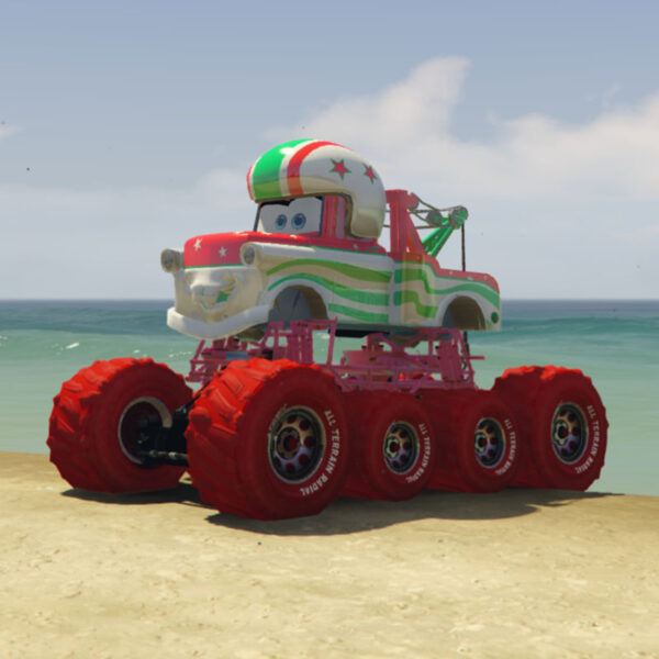 GTA 5 Mods Big Tow Mater Red Addon Vehicle GTA 5 addon ped mod
