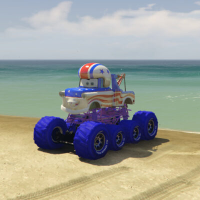 GTA 5 GTA 5 Mods Big Tow Mater Blue Addon Vehicle Addon Ped inspired by Big Tow Mater Blue | G5mods GTA 5 Mods Big Tow Mater Blue Addon Vehicle GTA 5 addon ped mod