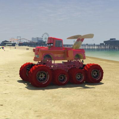 GTA 5 Mods Big Toyko Mater Red Addon Vehicle GTA 5 addon ped mod