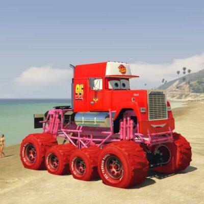 GTA 5 Mods Big Mack Red Addon Vehicle GTA 5 addon ped mod