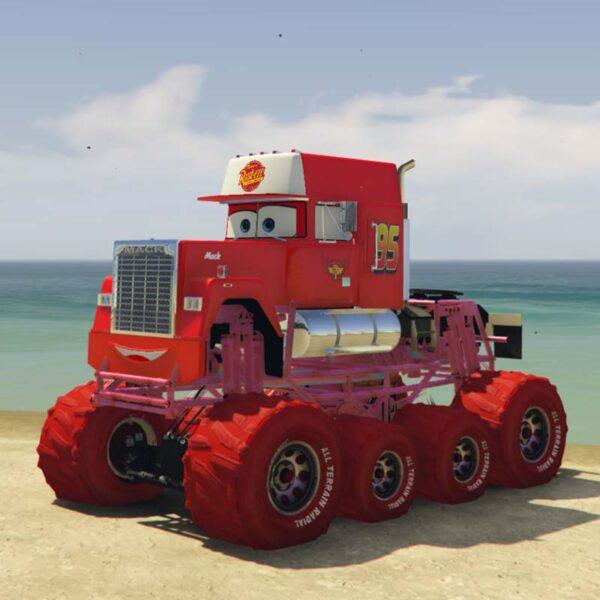GTA 5 Mods Big Mack Red Addon Vehicle GTA 5 addon ped mod