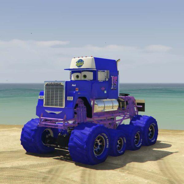 GTA 5 Mods Big Mack Blue Addon Vehicle GTA 5 addon ped mod
