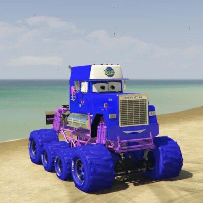 GTA 5 Mods Big Mack Blue Addon Vehicle GTA 5 addon ped mod