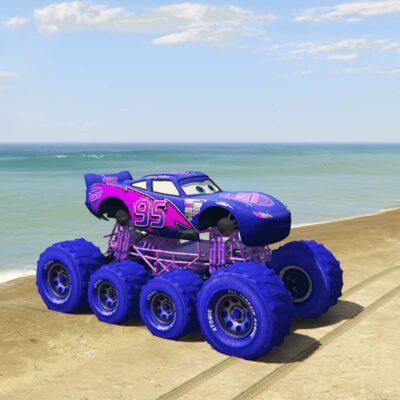 GTA 5 Mods Big Blue McQueen Addon Vehicle GTA 5 addon ped mod